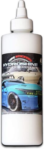 Tire Stickers Hydroshine Tire Wet - Safe for Tire Lettering - 8oz Bottle - Ultra Gloss in Saudi Arabia
