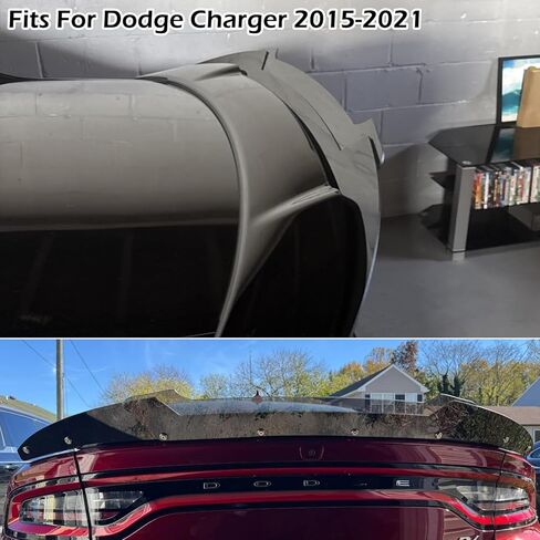 Venom V2 Wickerbill Spoiler Add-on Rear Spoiler with RivNut Tool for Dodge Charger 2015-2023 SRT Hellcat & Scat Pack in Saudi Arabia