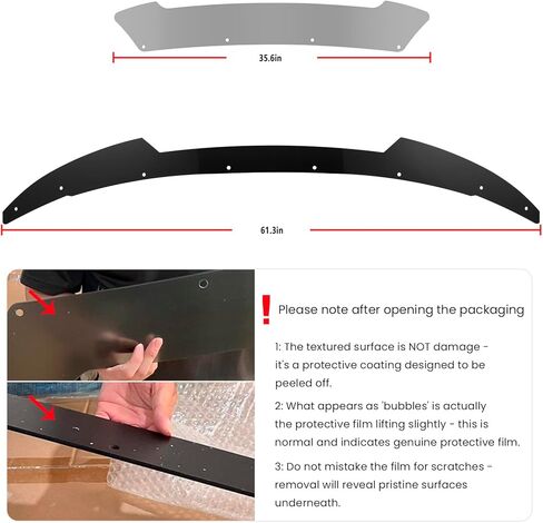 Venom V2 Wickerbill Spoiler Add-on Rear Spoiler with RivNut Tool for Dodge Charger 2015-2023 SRT Hellcat & Scat Pack in Saudi Arabia