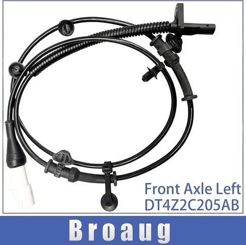 قطعتان من مستشعرات سرعة العجلات ABS الجديدة الأمامية اليسرى والأمامية اليمنى متوافقة مع Ford Edge (2007-2014) / Lincoln MKX (2007-2015) - يستبدل أرقام OE DT4Z2C205AB & DT4Z2C204AB in Saudi Arabia