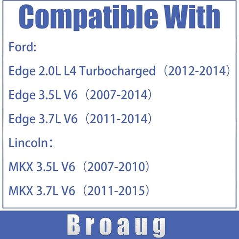 قطعتان من مستشعرات سرعة العجلات ABS الجديدة الأمامية اليسرى والأمامية اليمنى متوافقة مع Ford Edge (2007-2014) / Lincoln MKX (2007-2015) - يستبدل أرقام OE DT4Z2C205AB & DT4Z2C204AB in Saudi Arabia