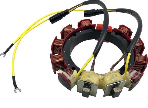 Stator For Johnson Evinrude 173-3117 583670 Outboard 18-5869 583847 583117 200 225 275 300 HP 35 AMP 6/8 Cylinder 2 Stroke 1985 1986 1987 in Saudi Arabia