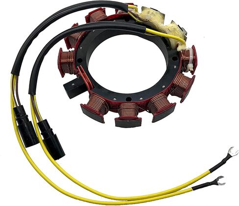 Stator For Johnson Evinrude 173-3117 583670 Outboard 18-5869 583847 583117 200 225 275 300 HP 35 AMP 6/8 Cylinder 2 Stroke 1985 1986 1987 in Saudi Arabia