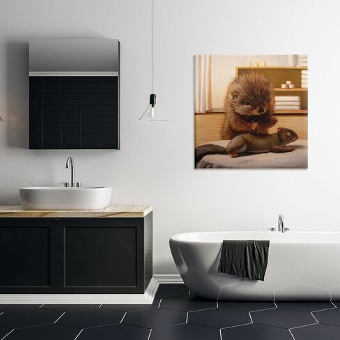 Stupell Industries Acupuncture Spa Animals Canvas Wall Art, design by Lucia Heffernan, 30 x 30 in Kuwait