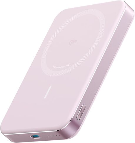 Anker MagGo Power Bank, 10,000mAh Qi2-Certified 15W Portable Charger | Slim and Fast MagSafe-Compatible Battery Pack, Ergonomic Design, for iPhone 16 / 15 / 14 / 13 Series and More in Saudi Arabia