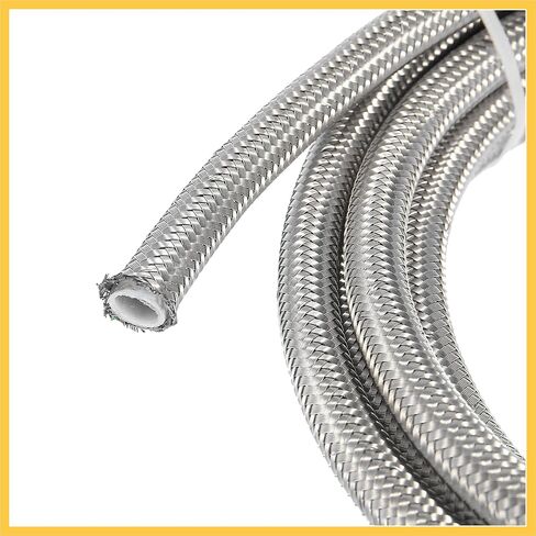 AN6 3/8 "1 متر العالمي مضفر PTFE الفولاذ المقاوم للصدأ ل E85 سيارة زيت الوقود الغاز خط خرطوم قطع غيار السيارات in Saudi Arabia