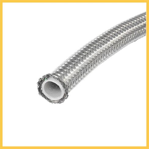 AN6 3/8 "1 متر العالمي مضفر PTFE الفولاذ المقاوم للصدأ ل E85 سيارة زيت الوقود الغاز خط خرطوم قطع غيار السيارات in Saudi Arabia