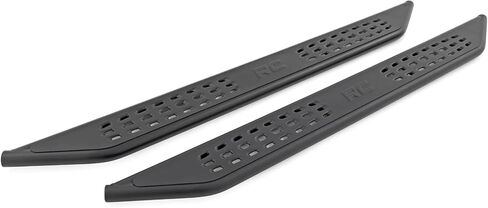 Rough Country OV2 Running Boards for Ford F-150/Lightning, F-250/F-350 SuperDuty (2015-2026) CrewCab - Contoured Side Step Bars, Easy Bolt-On Install in Saudi Arabia