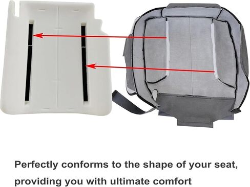 GXARTS Passenger Side Seat Bottom Foam Cushion Pad Replacement 5140697AA Compatible with Dodge Ram 1500 2500 3500 2002 2003 2004 2005 in Saudi Arabia