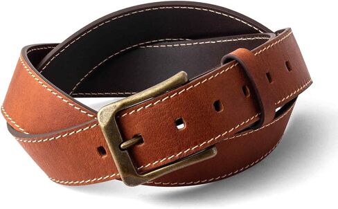 PEGAI McTROY 100% Full Grain Leather Belts for Men, Handmade, Buckle Design, Great for Work, Casual in Saudi Arabia