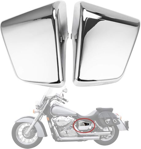 غطاء هدية جانبي للبطارية PSLER لـ Shadow ACE VT750 VT400 1997-2003 (كروم) in Saudi Arabia