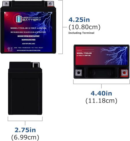 بطارية مايتي ماكس YTX5L-BS SLA بطارية لهوندا 230 CRF230F, L (-07) 2003-2015 in Kuwait