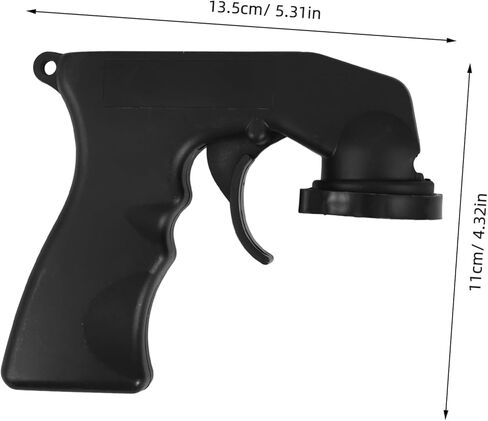 DOITOOL Portable Spray Paint Handle for Aerosol Cans Ergonomic Plastic Grip Attachment for Comfortable Trigger Control Even Coating Quick Painting 5.31X5.31 Inches in Saudi Arabia