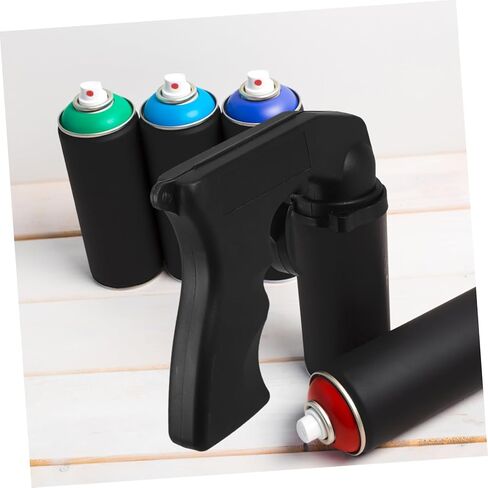 DOITOOL Portable Spray Paint Handle for Aerosol Cans Ergonomic Plastic Grip Attachment for Comfortable Trigger Control Even Coating Quick Painting 5.31X5.31 Inches in Saudi Arabia