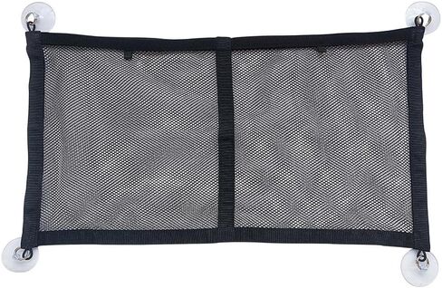 Car Storage Pocket Net Universal Storage Nylon Net Car Luggage Pocket Car Windows Mesh Net with Suction Cup for Bottles, Groceries (Large-1pcs) in Kuwait