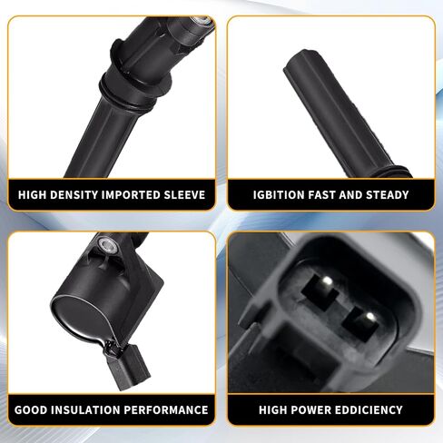 8Pcs DG508 Ignition Coil Pack and SP479 Iridium Spark Plug Compatible with Ford Expedition F150 F250 F350 Explorer Excursion E150 E250 E350 Crown Victoria Mustang Lincoln 4.6L 5.4L in Saudi Arabia