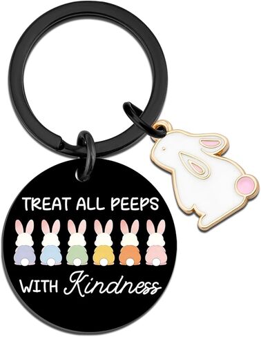 Easter Gifts for Teens Easter Basket Stuffers for Teens Adults Kids Easters Bunny Decorations Keychain Peeps Decorations Easters Decor Keyring in Saudi Arabia