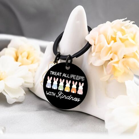 Easter Gifts for Teens Easter Basket Stuffers for Teens Adults Kids Easters Bunny Decorations Keychain Peeps Decorations Easters Decor Keyring in Saudi Arabia