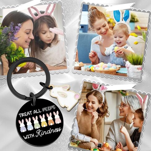 Easter Gifts for Teens Easter Basket Stuffers for Teens Adults Kids Easters Bunny Decorations Keychain Peeps Decorations Easters Decor Keyring in Saudi Arabia