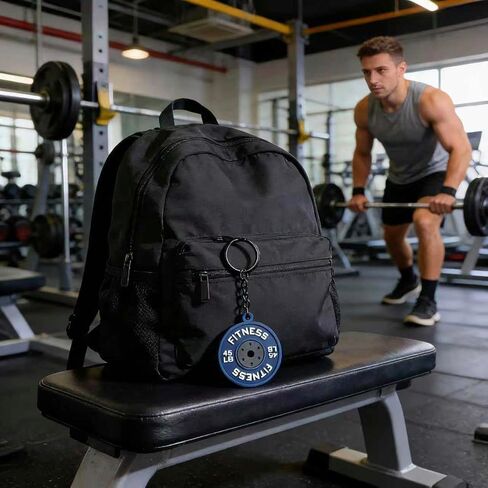 24PCS Barbell Dumbbell Bottle Keychain for Fitness Lovers Gym Keychain in Saudi Arabia