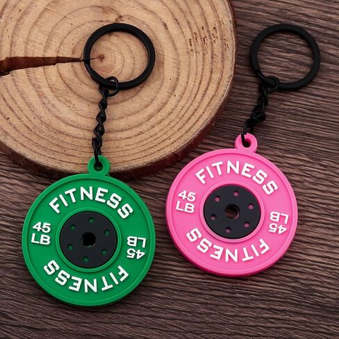 24PCS Barbell Dumbbell Bottle Keychain for Fitness Lovers Gym Keychain in Saudi Arabia