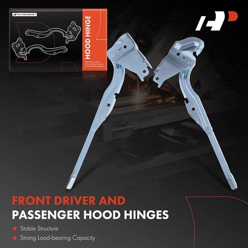 مفصلات غطاء المحرك الأمامي والراكب A-Premium متوافقة مع Ford F-250 Super Duty، F-350 Super Duty، 2011-2016، الجانب الأمامي الأيسر والأيمن، مجموعة مكونة من قطعتين in Saudi Arabia