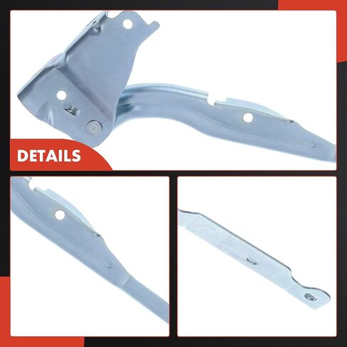 مفصلات غطاء المحرك الأمامي والراكب A-Premium متوافقة مع Ford F-250 Super Duty، F-350 Super Duty، 2011-2016، الجانب الأمامي الأيسر والأيمن، مجموعة مكونة من قطعتين in Saudi Arabia