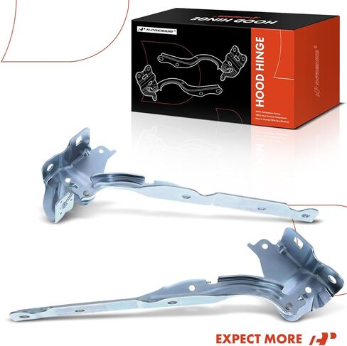 مفصلات غطاء المحرك الأمامي والراكب A-Premium متوافقة مع Ford F-250 Super Duty، F-350 Super Duty، 2011-2016، الجانب الأمامي الأيسر والأيمن، مجموعة مكونة من قطعتين in Saudi Arabia