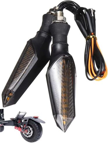 36-60V Electric Scooter LED Turn Signal Lights, Flowing Turn Signal Lights, Waterproof LED Lights, Suitable for Motorcycle and Off-Road Vehicle Modification Parts in Saudi Arabia