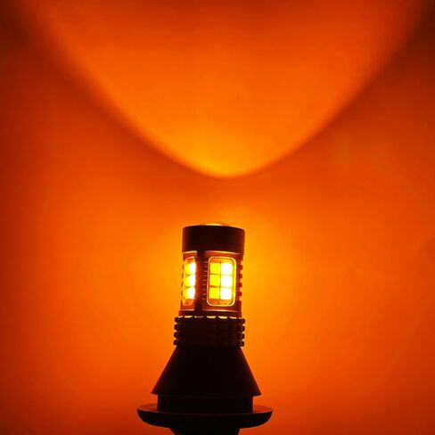 3157 Error Free Dual Color Switchback DRL LED Turn Signal Light Bulbs No Hyper Flash Built-in Resistors All in One, White/Amber Yellow, Pack of 2 in Kuwait