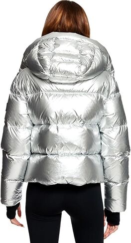 SAM., Jordy جاكيت مبطن - نسائي، فضي، M in Kuwait