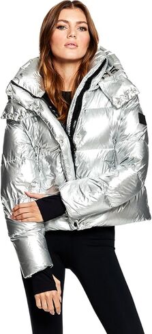 SAM., Jordy جاكيت مبطن - نسائي، فضي، M in Kuwait