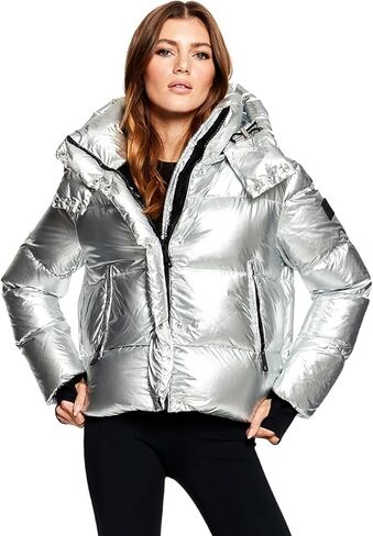 SAM., Jordy جاكيت مبطن - نسائي، فضي، M in Kuwait