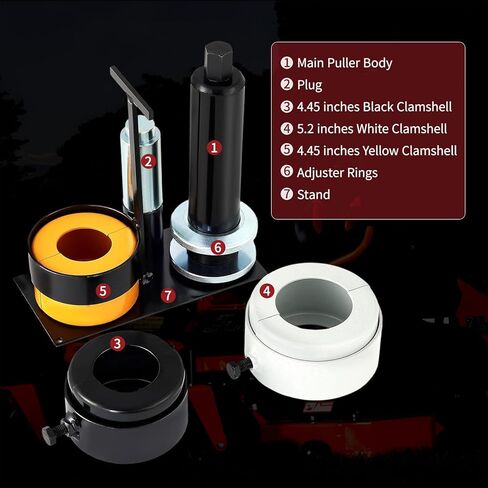 حامل وترس محمل ساحب فولاذي صدفي متوافق مع محامل دانا 30,40,50,60,70, 80,8.8 بوصة، 9.75 بوصة، 10.25 بوصة، أداة سحب ترس مع صدفتين in Kuwait