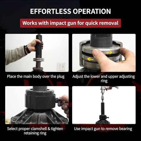 حامل وترس محمل ساحب فولاذي صدفي متوافق مع محامل دانا 30,40,50,60,70, 80,8.8 بوصة، 9.75 بوصة، 10.25 بوصة، أداة سحب ترس مع صدفتين in Kuwait