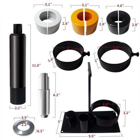 حامل وترس محمل ساحب فولاذي صدفي متوافق مع محامل دانا 30,40,50,60,70, 80,8.8 بوصة، 9.75 بوصة، 10.25 بوصة، أداة سحب ترس مع صدفتين in Kuwait