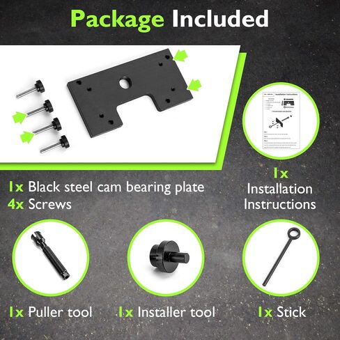 Mofun Inner Camshaft Bearing Installer and Remover Tool Compatible with Harley M8 Touring Street Electra Road Glide Road King 2017-2025, Fit Softail Trike Models, Black in Saudi Arabia