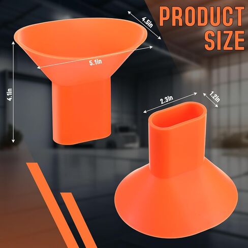 2 Pcs Flexible UTV Oil Funnel Foldable Silicone Oil Drain Change Funnel for Automotive, Cars, ATVs, Motorcycles, Boats and Trucks in Saudi Arabia