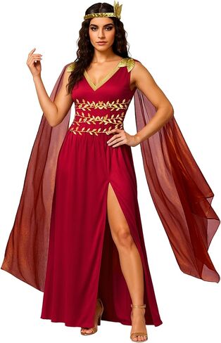 Morph Regal Greek Goddess Costume Women, Egyptian Goddess Costumes, Toga Costume Woman, Halloween Costumes For Women in Saudi Arabia