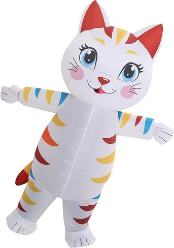 Inflatable Cat Costume Adult Blow Up Cat Inflatable Costume Adult For Party Cosplay Halloween in Saudi Arabia