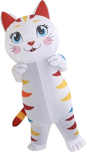 Inflatable Cat Costume Adult Blow Up Cat Inflatable Costume Adult For Party Cosplay Halloween in Saudi Arabia