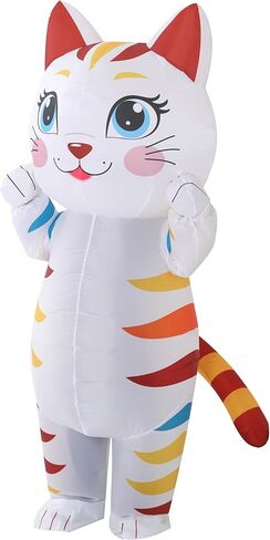 Inflatable Cat Costume Adult Blow Up Cat Inflatable Costume Adult For Party Cosplay Halloween in Saudi Arabia