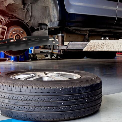 Wheel Alignment Tool Plate, Heavy Duty Toe Alignment Tool with 2 Tape Measures, Universal Fit for Car Sedan SUV - Accurate Measurement, Anti Drop Slot, Easy Installation and Use in Kuwait