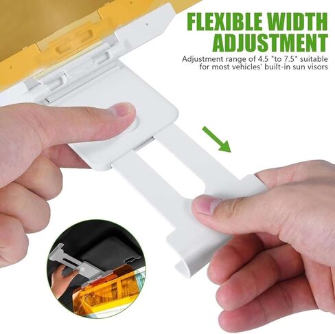 2 Pack Sun Visor Extender for Car Anti-Glare Reflect Light Sun Visor Anti-Ultraviolet Car Visor Extender Sun Blocker Day and Night Dual-Use for Safe Driving in Saudi Arabia