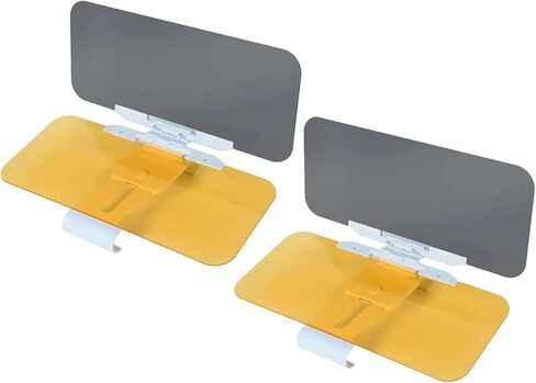 2 Pack Sun Visor Extender for Car Anti-Glare Reflect Light Sun Visor Anti-Ultraviolet Car Visor Extender Sun Blocker Day and Night Dual-Use for Safe Driving in Saudi Arabia