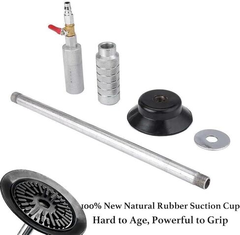 Pneumatic Dent Puller, Pneumatic Suction Cup Dent Puller with 3 Suction Cups (3.2", 4.7", 6.1"), Car Dent Puller Kit, Auto Body Dent Repair Kit, 23.2" Length in Saudi Arabia