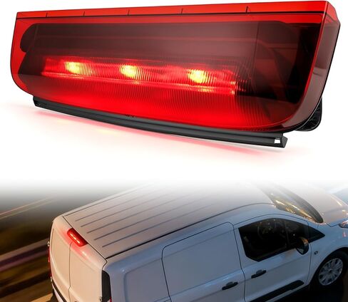 مجموعة مصابيح الفرامل الثالثة لمصابيح التوقف العالية في المنتصف متوافقة مع 2014-2023 Ford Transit Connect، 2014-2020 Ford Transit Custom Repalces 923-299، DT1Z13A613A in Kuwait