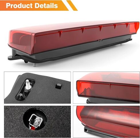 مجموعة مصابيح الفرامل الثالثة لمصابيح التوقف العالية في المنتصف متوافقة مع 2014-2023 Ford Transit Connect، 2014-2020 Ford Transit Custom Repalces 923-299، DT1Z13A613A in Kuwait