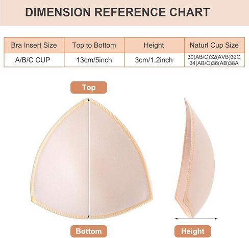 12 Pairs Sports Bra Pads Inserts Removable Triangle Bra Pads Inserts Edge-Sewn Bras Cups Insert For Woman Sports Bras in Saudi Arabia