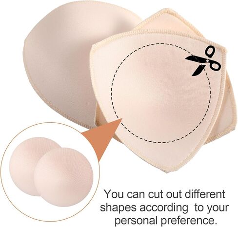 12 Pairs Sports Bra Pads Inserts Removable Triangle Bra Pads Inserts Edge-Sewn Bras Cups Insert For Woman Sports Bras in Saudi Arabia